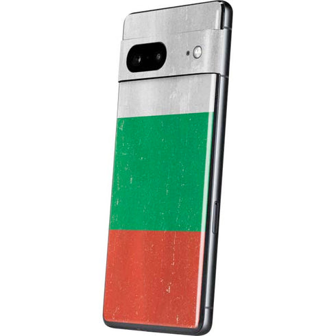 Bulgarian Flag Distressed Pixel Skins
